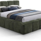 Carlin Chenille Fabric Upholstered Bed