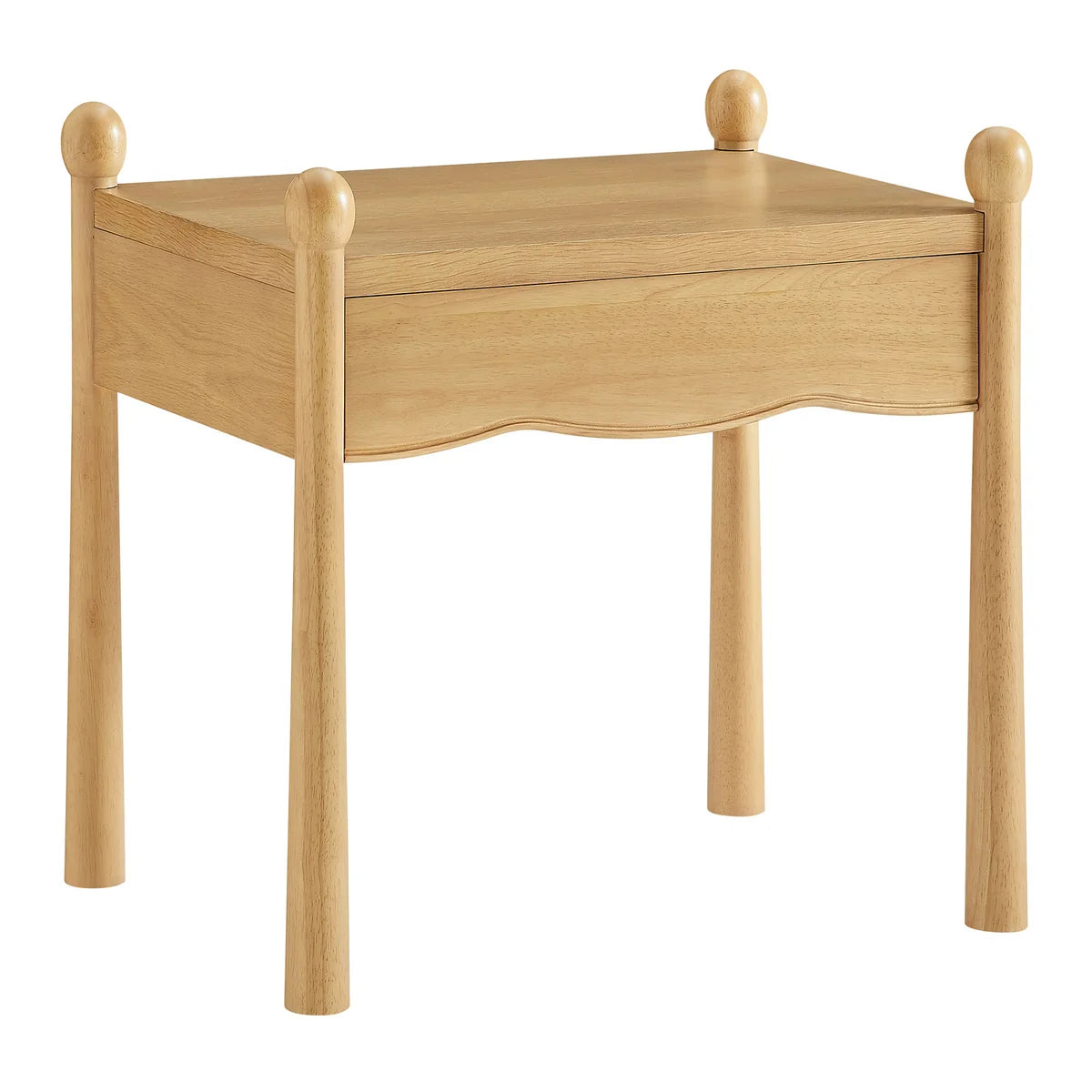 Darcy Wood Nightstand or Side Table in Oak