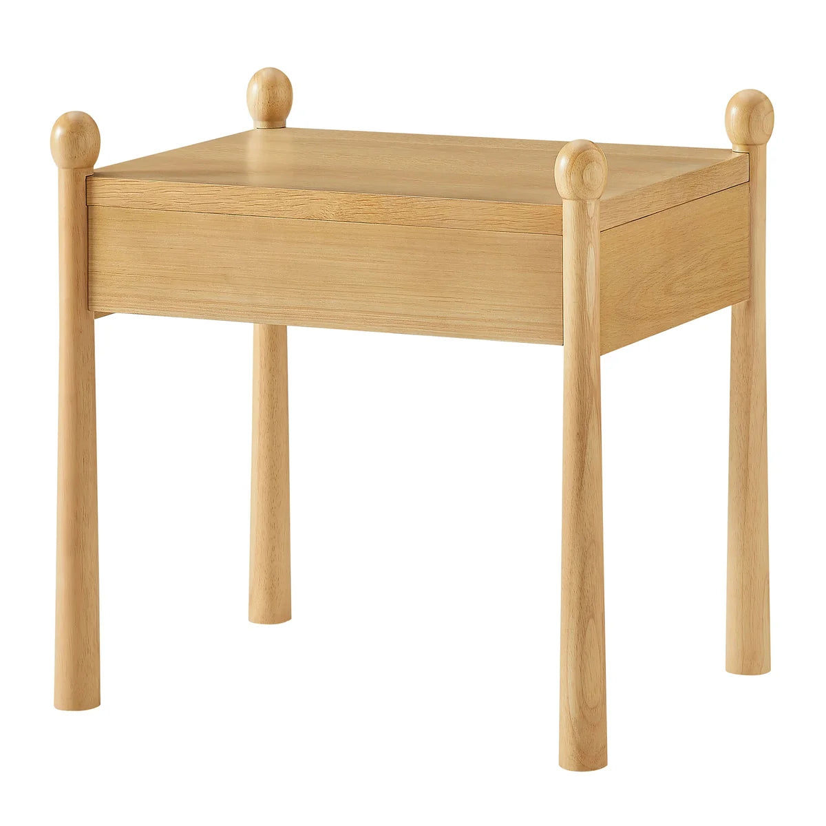 Darcy Wood Nightstand or Side Table in Oak