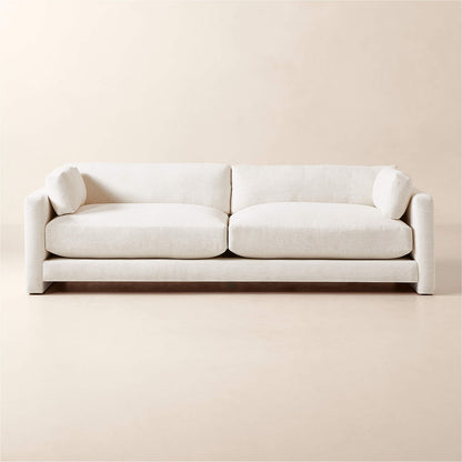 Marguerite 102" White Performance Fabric Sofa