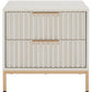 Lylia 2 Drawer Nightstand