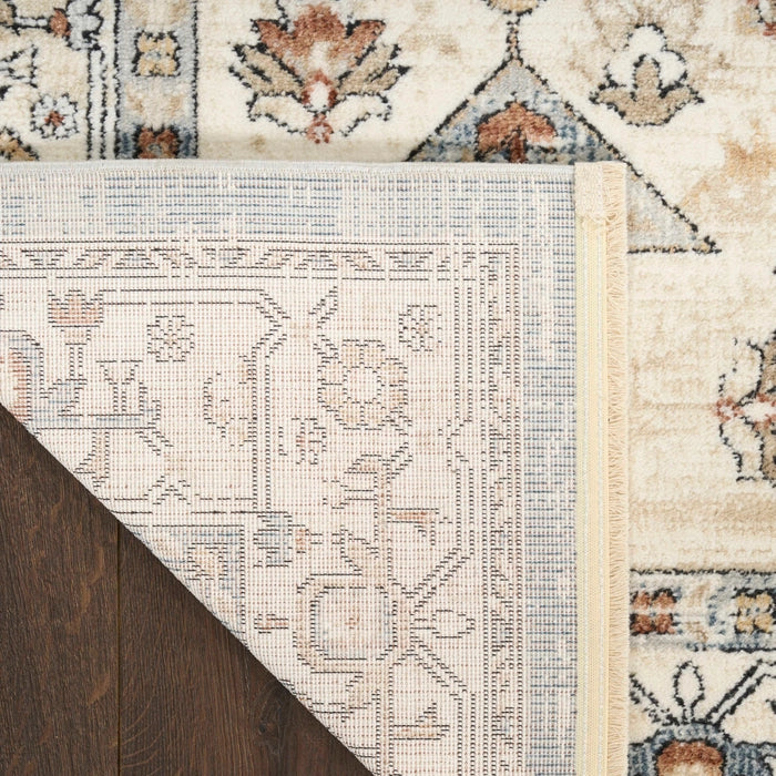 PARDIS RUG TAUPE BLUE