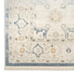 PARDIS RUG TAUPE LIGHT BLUE