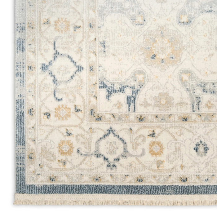 PARDIS RUG TAUPE LIGHT BLUE