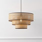 MALYA FAUX RATTAN / METAL PENDANT