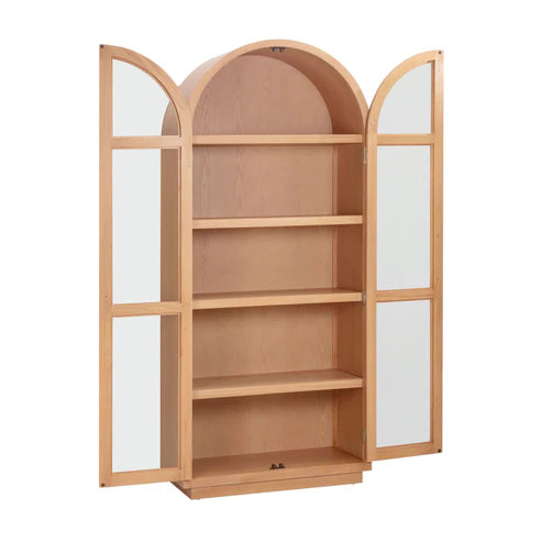 Vitrina de madera Marlow