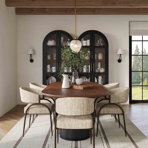 Vitrina de madera Marlow