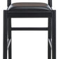 Laylie Rattan And Leather Counter Stool