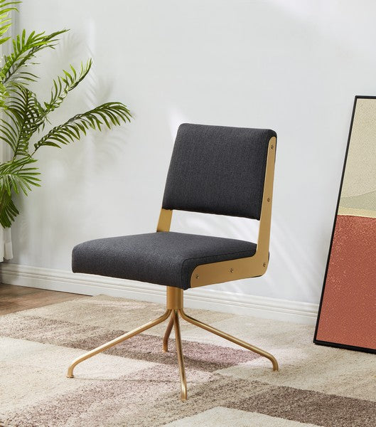 Emmeline Boucle Swivel Office Chair