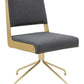 Emmeline Boucle Swivel Office Chair
