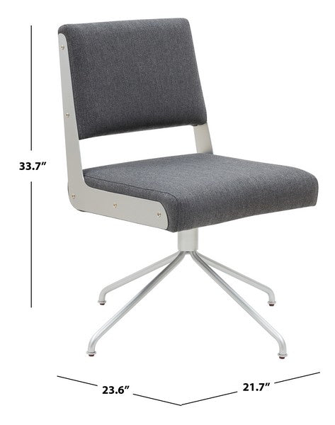 Emmeline Boucle Swivel Office Chair