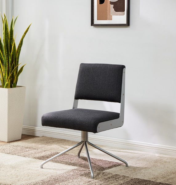 Emmeline Boucle Swivel Office Chair