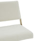 Emmeline Boucle Swivel Office Chair