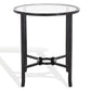 Tauri Forged Metal Round Accent Table