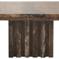 Olivia Square Travertine Accent Table