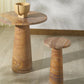 Valentia Tall Round Marbe Accent Table
