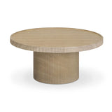 Darcy 36" Concrete Indoor/Outdoor Round Coffee Table