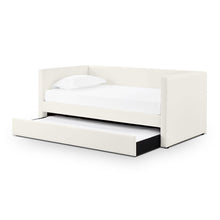 Cargar imagen en el visor de la galería, Alice Cream Linen Twin Trundle Bed
