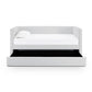 Alice Cream Linen Twin Trundle Bed