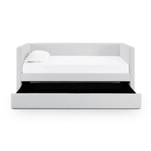 Cargar imagen en el visor de la galería, Alice Cream Linen Twin Trundle Bed
