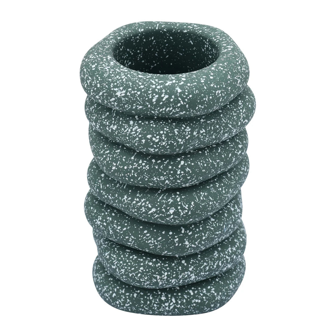 Gabby Speckled Cairn Vase