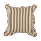 Striped 20" Linen Accent Cushion