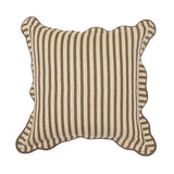 Striped 20" Linen Accent Cushion