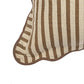 Striped 20" Linen Accent Cushion
