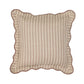 Striped 20" Linen Accent Cushion