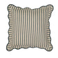 Striped 20" Linen Accent Cushion