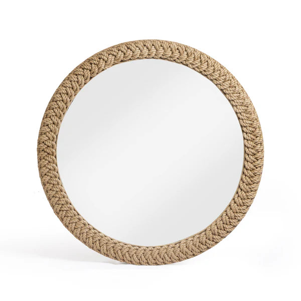 Midge 40.5" Rope Round Wall Mirror