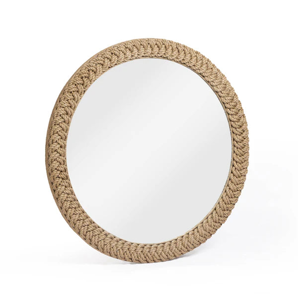Midge 40.5" Rope Round Wall Mirror
