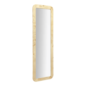 Tessa Natural Burl 72" Floor Mirror