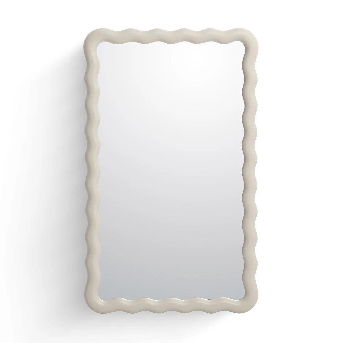 Faire Cream Squiggle Wall Mirror