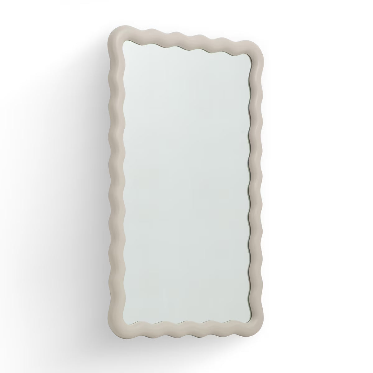 Faire Cream Squiggle Wall Mirror