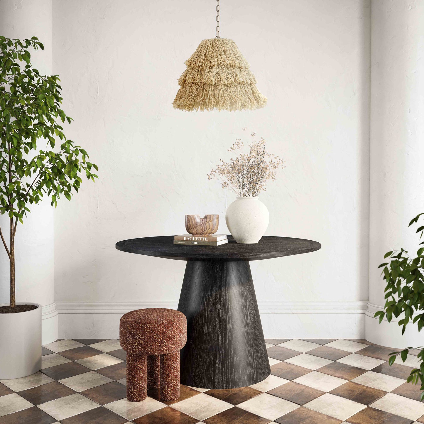 Mesa de comedor SAHARA BLACK OAK