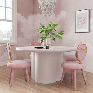 Elika Faux Plaster Round Dining Table