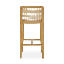 Cargar imagen en el visor de la galería, Gerri Performance Tweed and Rattan Counter Stool

