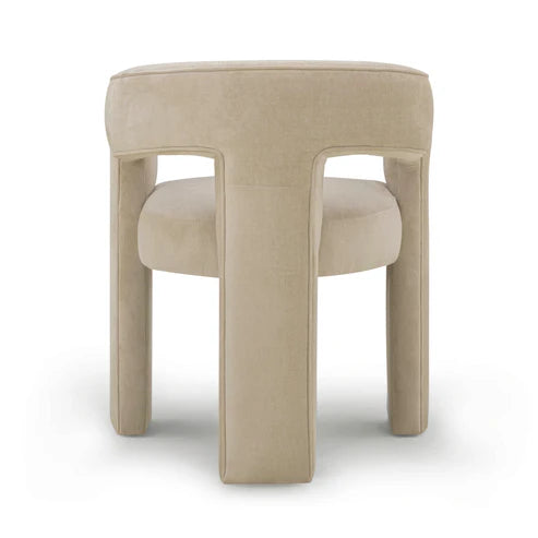 Silla de comedor de chenilla Malone Performance