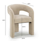 Silla de comedor de chenilla Malone Performance