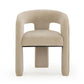 Malone Rust Red Performance Chenille Dining Chair