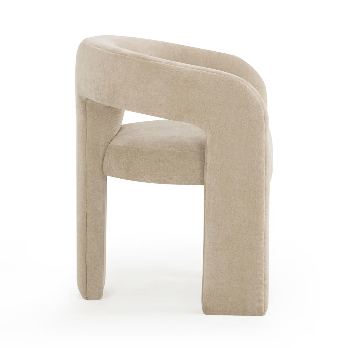 Malone Rust Red Performance Chenille Dining Chair