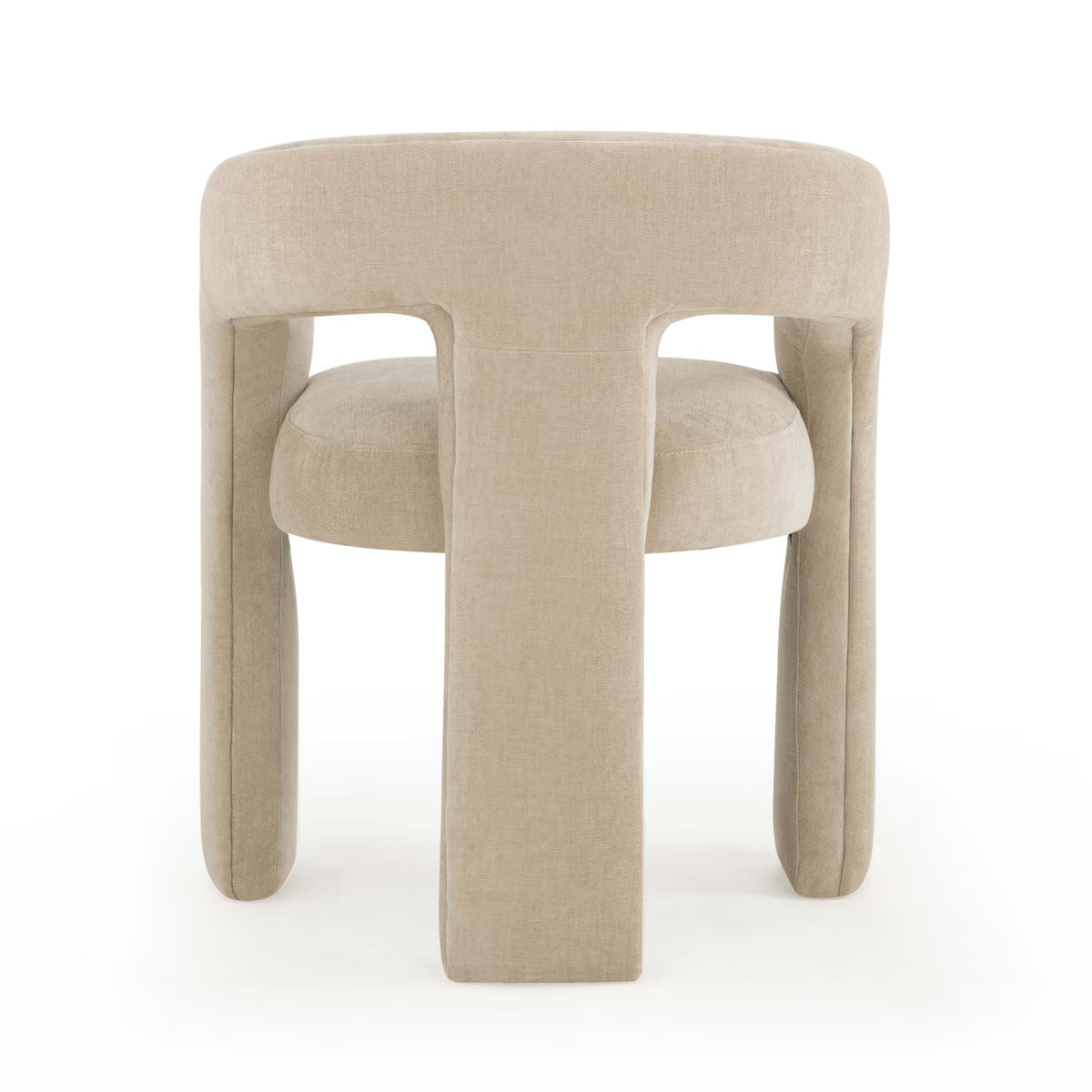 Malone Rust Red Performance Chenille Dining Chair