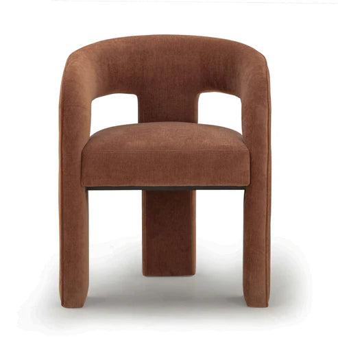 Silla de comedor de chenilla Malone Performance