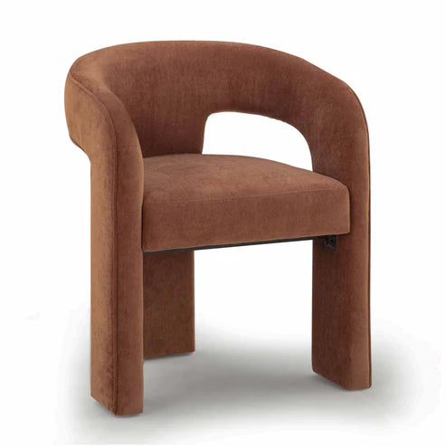 Silla de comedor de chenilla Malone Performance