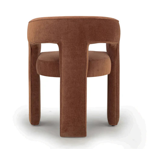 Silla de comedor de chenilla Malone Performance