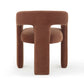 Malone Rust Red Performance Chenille Dining Chair