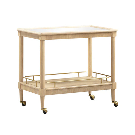 Slosh Natural Ash Bar Cart