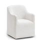 Helena Tall Textured Weave Performance Fabric Dining Chair