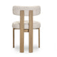 Odessa Cream Performance Fabric Dining Chair